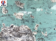 Μπλε μαρμάρινο να φανεί διακοσμήσεων πολυτέλειας μαρμάρινο εσωτερικό Countertop χαλαζία πέτρινος τοίχος Backgroud