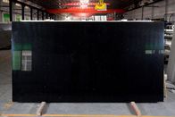 Μαύρος χαλαζίας Stone γυαλιού κρυστάλλου 3200*1800MM με Countertop την επιτροπή τοίχων