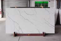 Άσπρο κατασκευασμένο τεχνητό πέτρινο Countertop χαλαζία για τα κεραμίδια πατωμάτων κουζινών και λουτρών