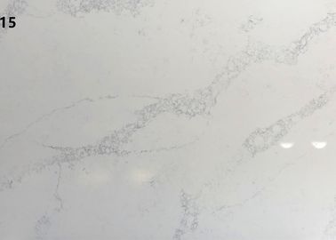 Ανθεκτικός άσπρος χαλαζίας πέτρινο τεχνητό Faux Stone που λεκιάζει ανθεκτικά 2,45 G/Cm3
