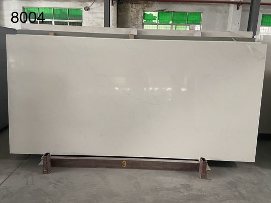 Άσπρο φλεβών Calacatta αντίθετο τοπ Countertop πλακών χαλαζία πέτρινο μαύρο μαρμάρινο για Countertop κουζινών
